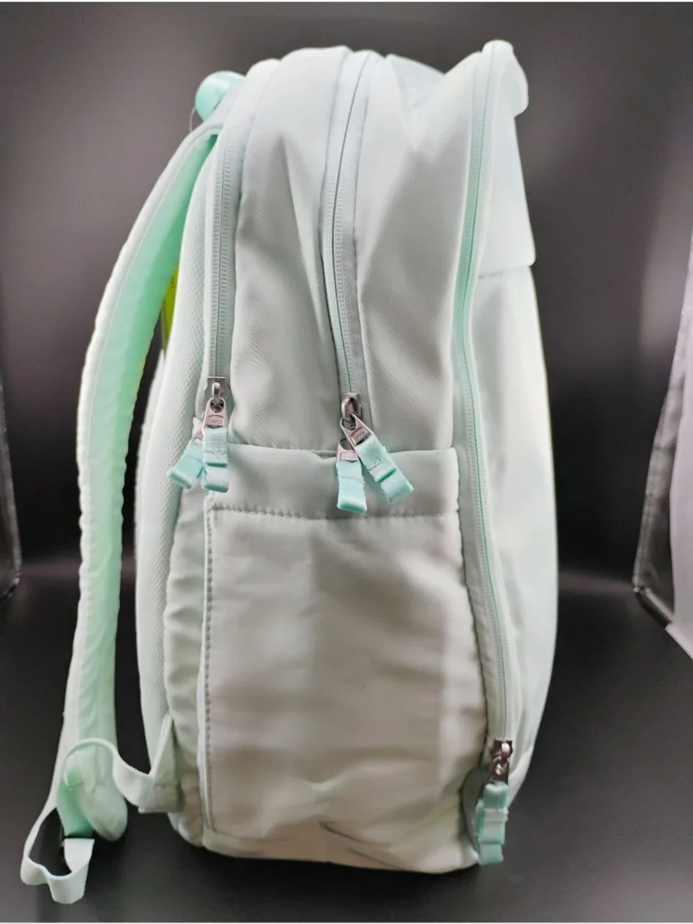 All In Motion Light Blue Backpack With Zippered Compartments